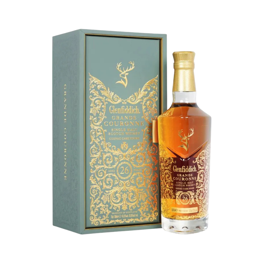 格蘭菲迪26年Gran Couronne珍稀干邑桶蘇格蘭單一麥芽威士忌